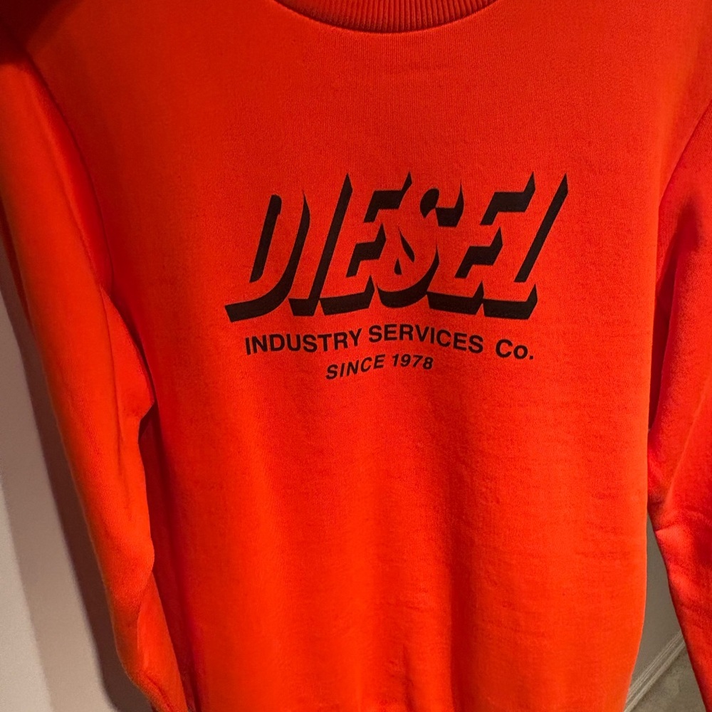 Diesel Vibrant Orange Crewneck